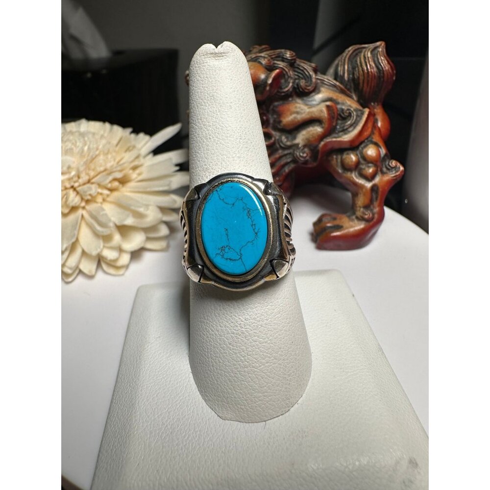 VTG Sterling Silver Turquoise Ring